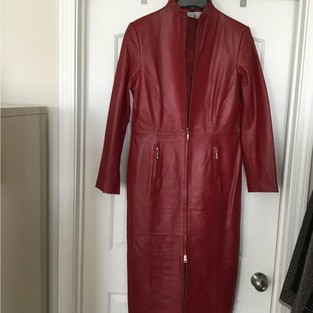 Genuine leather dress - Picture 3 of 4